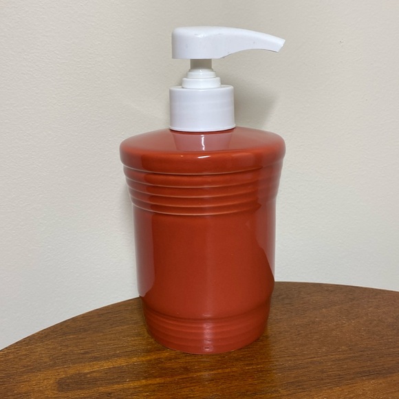 Fiestaware Kitchen Fiestaware Soap Dispenser In Paprika Fiesta Ware